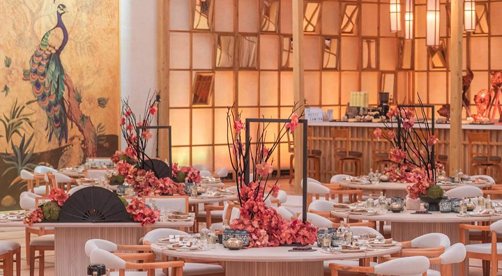 Le Petit Camion specialty coffee catering event setup in Doha Qatar